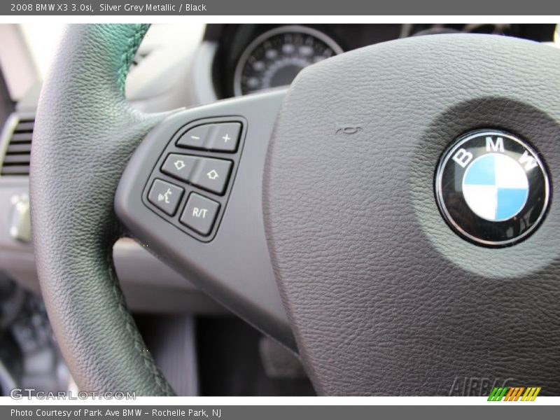 Silver Grey Metallic / Black 2008 BMW X3 3.0si