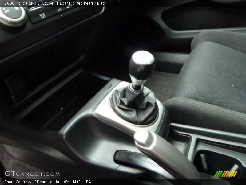 Habanero Red Pearl / Black 2006 Honda Civic Si Coupe