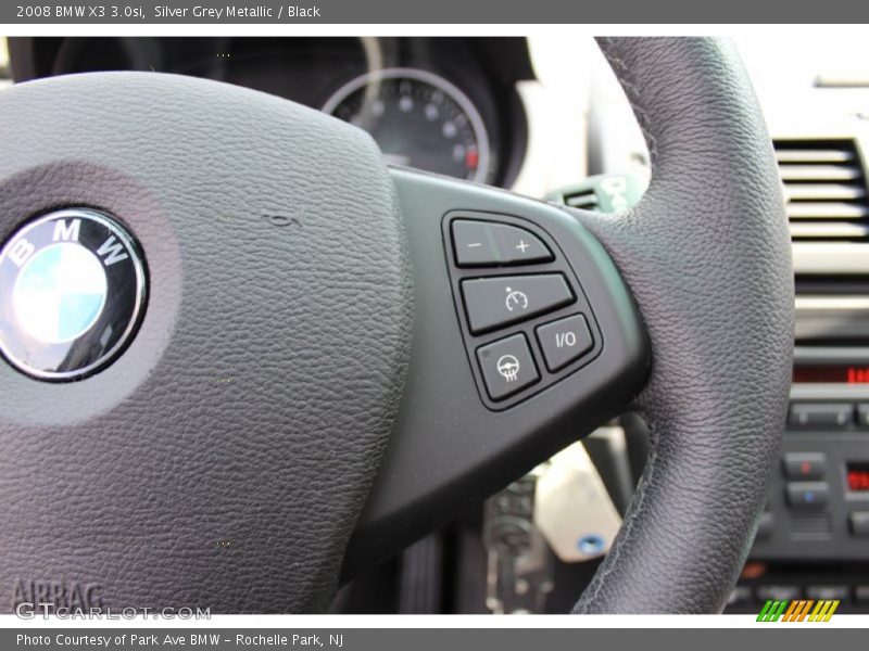 Silver Grey Metallic / Black 2008 BMW X3 3.0si