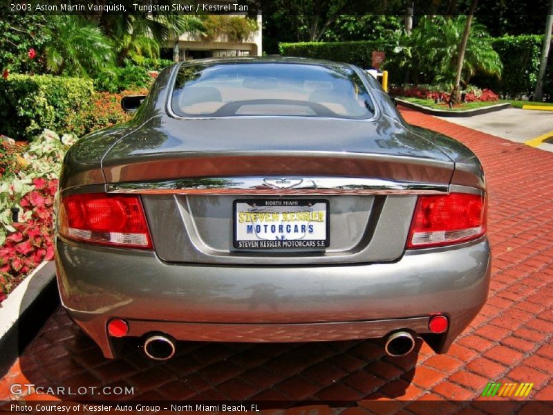 Tungsten Silver / Kestrel Tan 2003 Aston Martin Vanquish