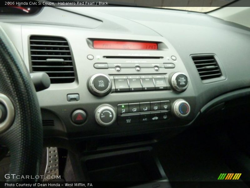 Habanero Red Pearl / Black 2006 Honda Civic Si Coupe