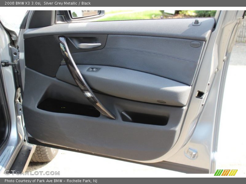Silver Grey Metallic / Black 2008 BMW X3 3.0si