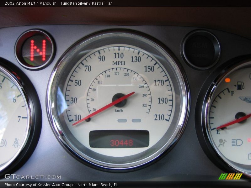  2003 Vanquish   Gauges
