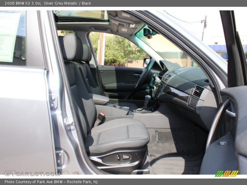 Silver Grey Metallic / Black 2008 BMW X3 3.0si