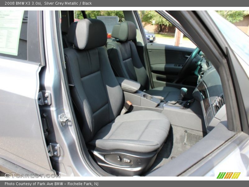 Silver Grey Metallic / Black 2008 BMW X3 3.0si