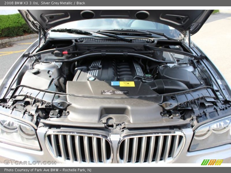 Silver Grey Metallic / Black 2008 BMW X3 3.0si