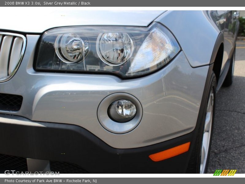 Silver Grey Metallic / Black 2008 BMW X3 3.0si