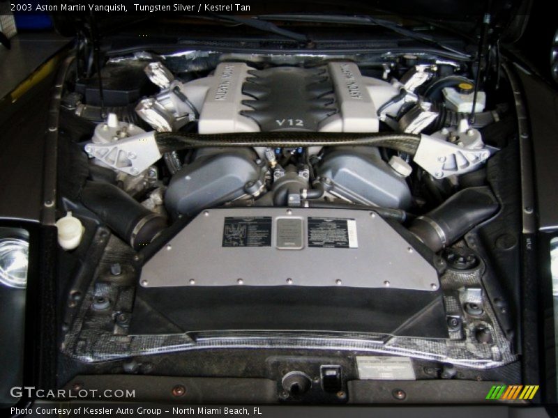  2003 Vanquish  Engine - 5.9 Liter DOHC 48-Valve V12