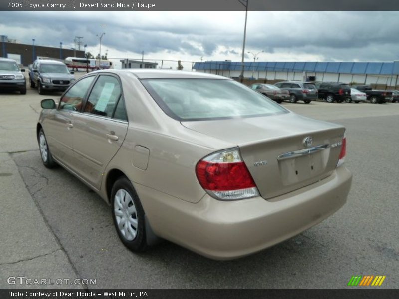 Desert Sand Mica / Taupe 2005 Toyota Camry LE