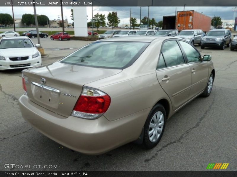 Desert Sand Mica / Taupe 2005 Toyota Camry LE