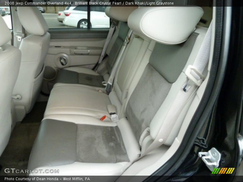 Brilliant Black Crystal Pearl / Dark Khaki/Light Graystone 2008 Jeep Commander Overland 4x4