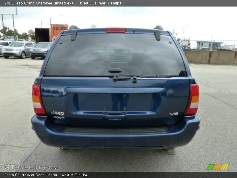 Patriot Blue Pearl / Taupe 2003 Jeep Grand Cherokee Limited 4x4