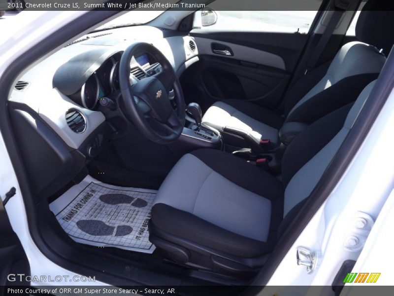  2011 Cruze LS Jet Black/Medium Titanium Interior