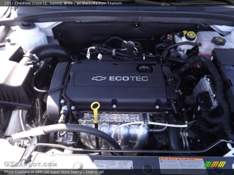 Summit White / Jet Black/Medium Titanium 2011 Chevrolet Cruze LS