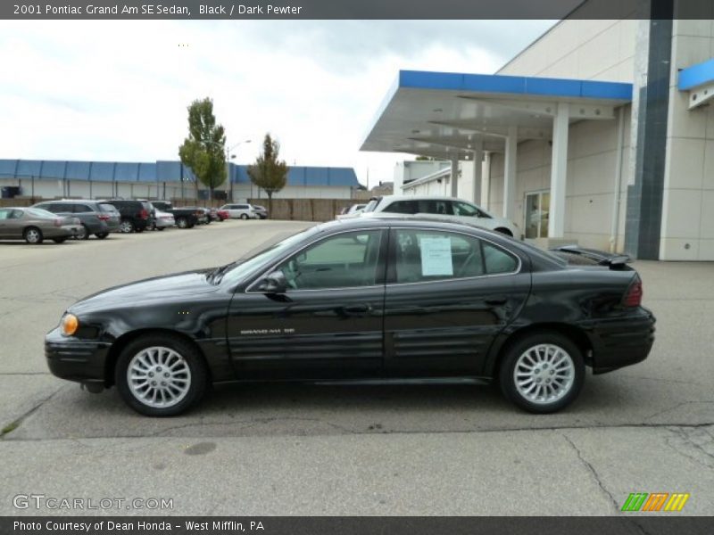 Black / Dark Pewter 2001 Pontiac Grand Am SE Sedan