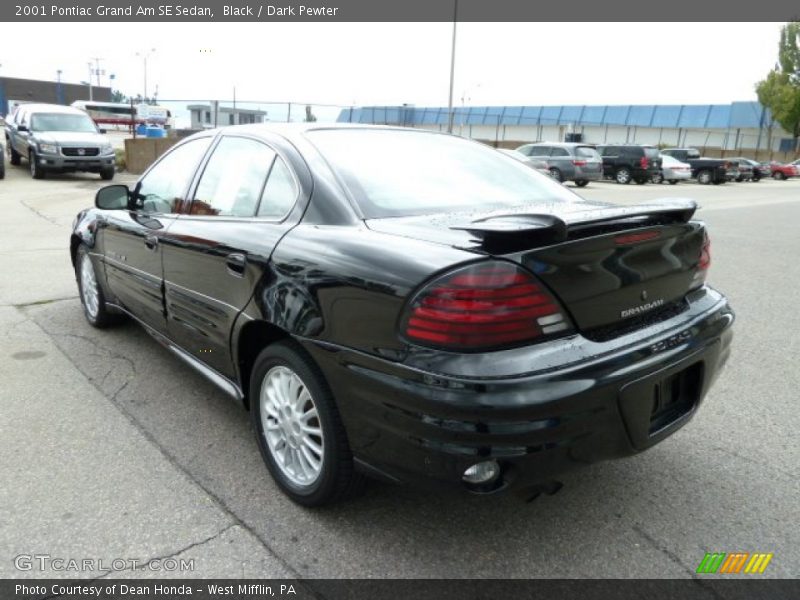 Black / Dark Pewter 2001 Pontiac Grand Am SE Sedan