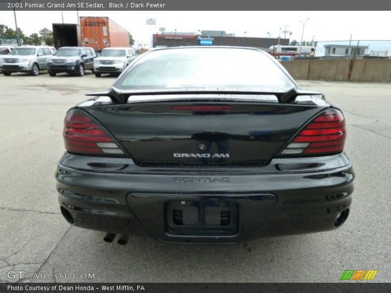 Black / Dark Pewter 2001 Pontiac Grand Am SE Sedan