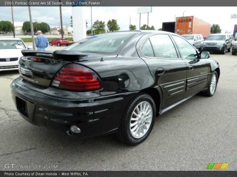 Black / Dark Pewter 2001 Pontiac Grand Am SE Sedan