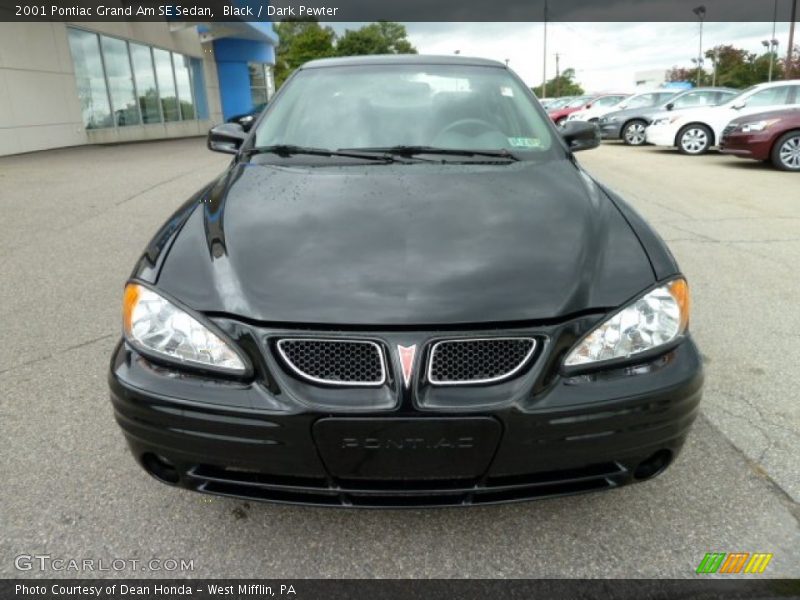 Black / Dark Pewter 2001 Pontiac Grand Am SE Sedan
