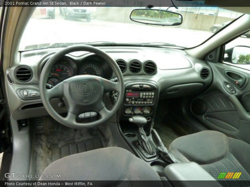 Black / Dark Pewter 2001 Pontiac Grand Am SE Sedan
