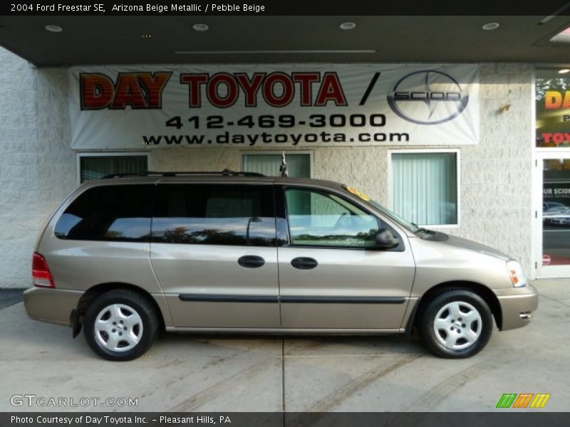 Arizona Beige Metallic / Pebble Beige 2004 Ford Freestar SE