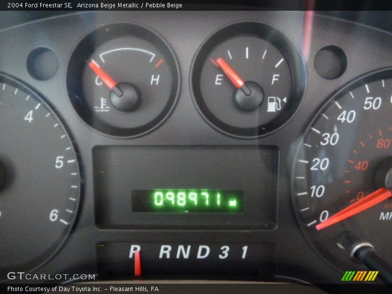 Arizona Beige Metallic / Pebble Beige 2004 Ford Freestar SE