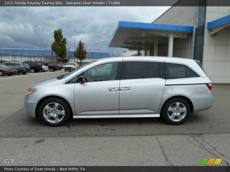  2012 Odyssey Touring Elite Alabaster Silver Metallic