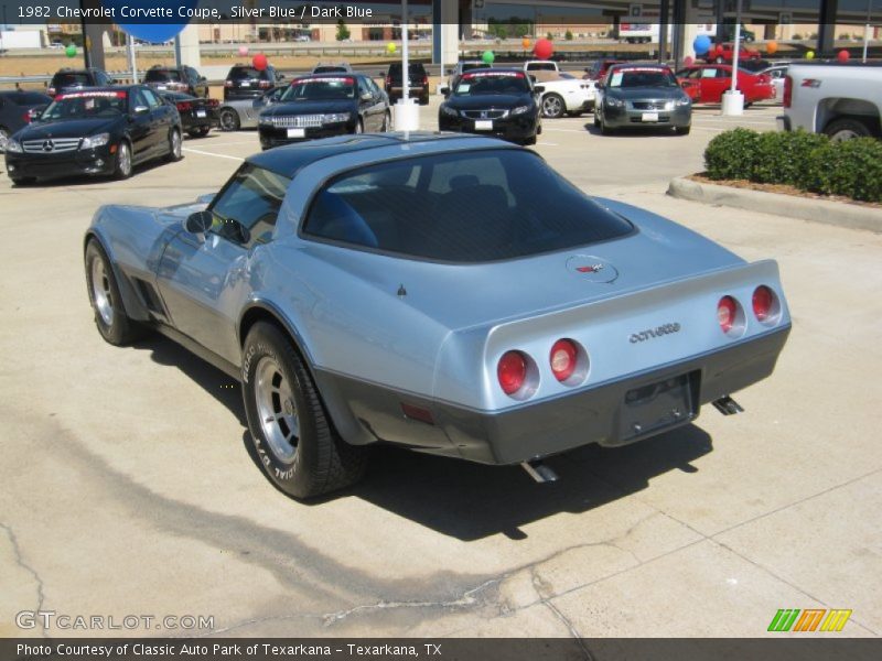  1982 Corvette Coupe Silver Blue