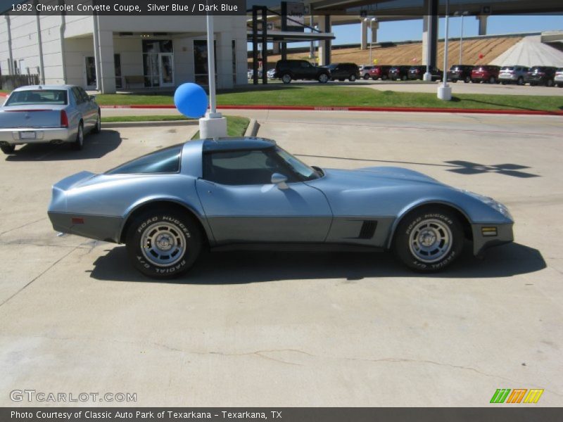  1982 Corvette Coupe Silver Blue