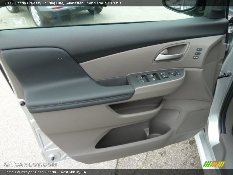 Door Panel of 2012 Odyssey Touring Elite