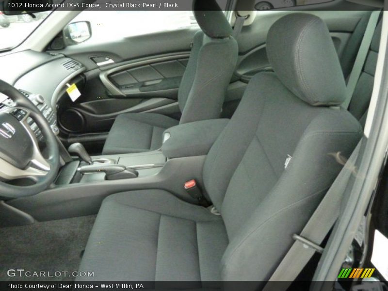  2012 Accord LX-S Coupe Black Interior