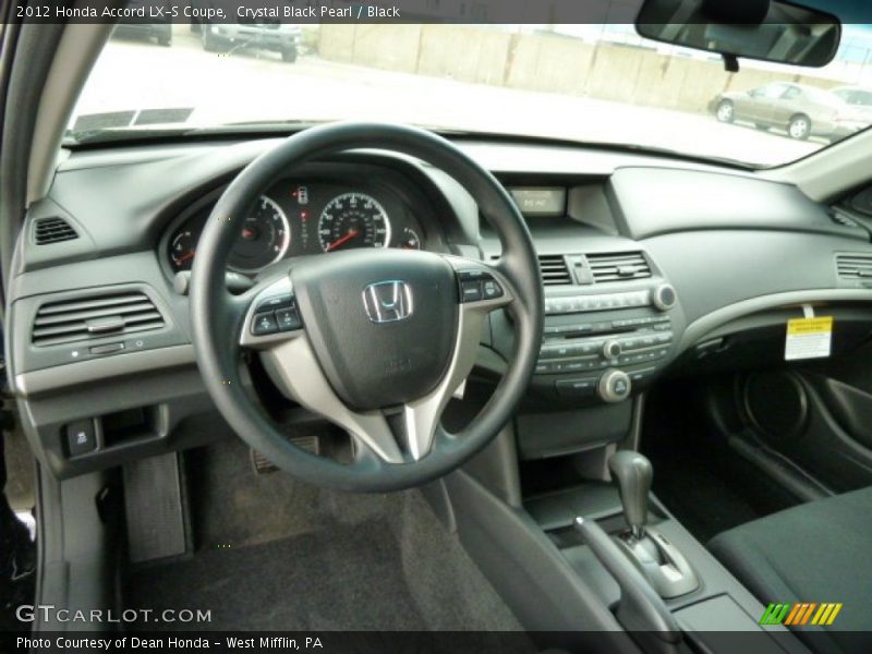 Dashboard of 2012 Accord LX-S Coupe