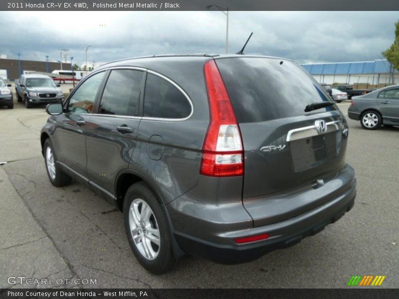 Polished Metal Metallic / Black 2011 Honda CR-V EX 4WD