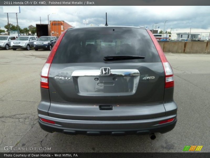 Polished Metal Metallic / Black 2011 Honda CR-V EX 4WD
