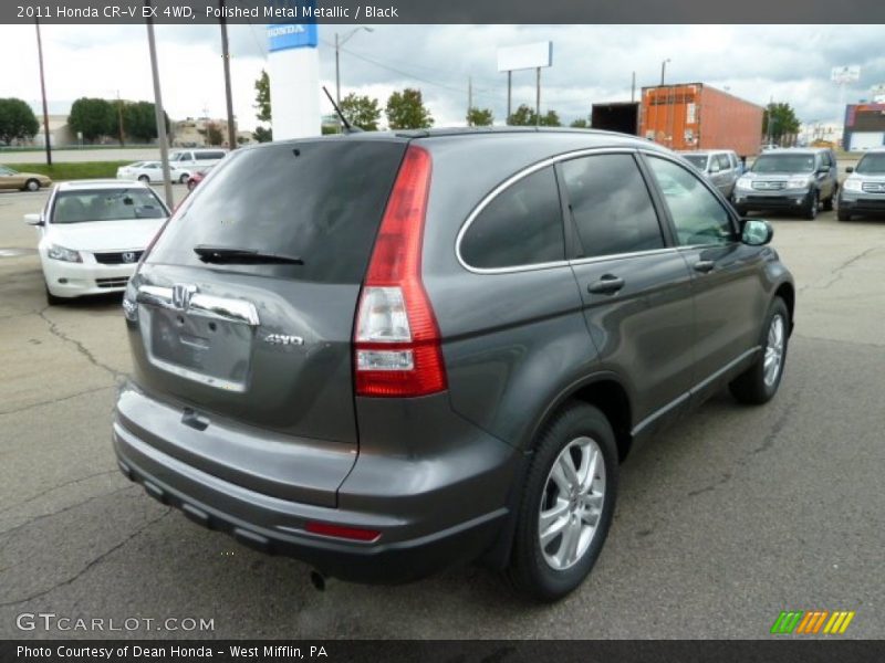 Polished Metal Metallic / Black 2011 Honda CR-V EX 4WD