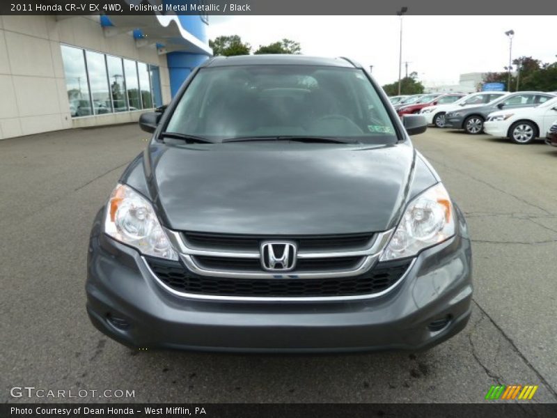 Polished Metal Metallic / Black 2011 Honda CR-V EX 4WD