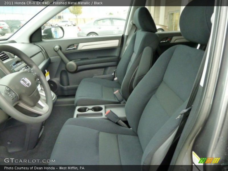Polished Metal Metallic / Black 2011 Honda CR-V EX 4WD