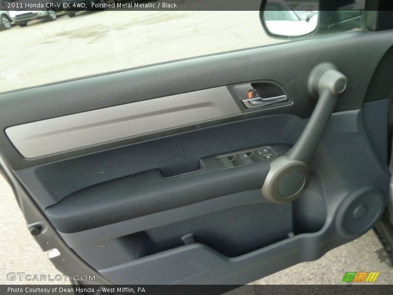 Polished Metal Metallic / Black 2011 Honda CR-V EX 4WD