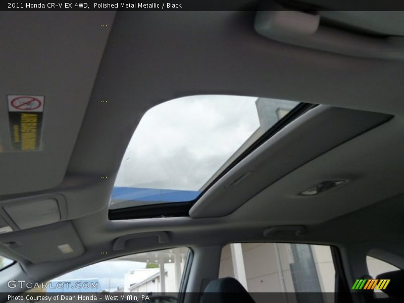 Polished Metal Metallic / Black 2011 Honda CR-V EX 4WD
