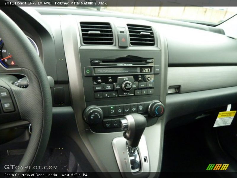 Polished Metal Metallic / Black 2011 Honda CR-V EX 4WD