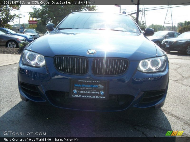 Deep Sea Blue Metallic / Black 2011 BMW 3 Series 335is Coupe