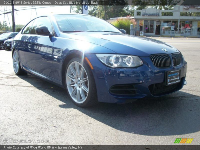 Deep Sea Blue Metallic / Black 2011 BMW 3 Series 335is Coupe