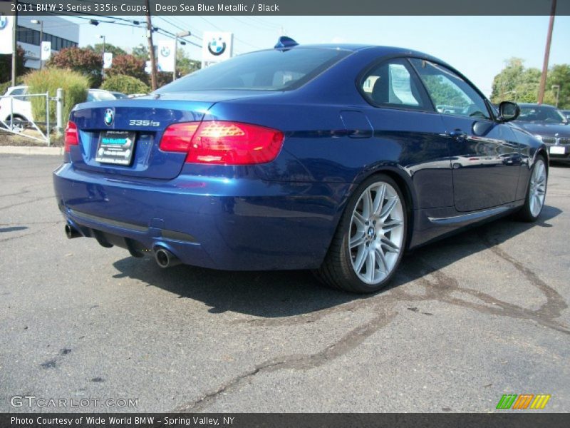 Deep Sea Blue Metallic / Black 2011 BMW 3 Series 335is Coupe