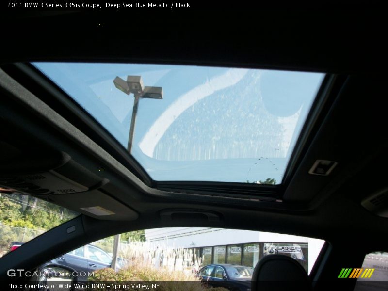 Deep Sea Blue Metallic / Black 2011 BMW 3 Series 335is Coupe