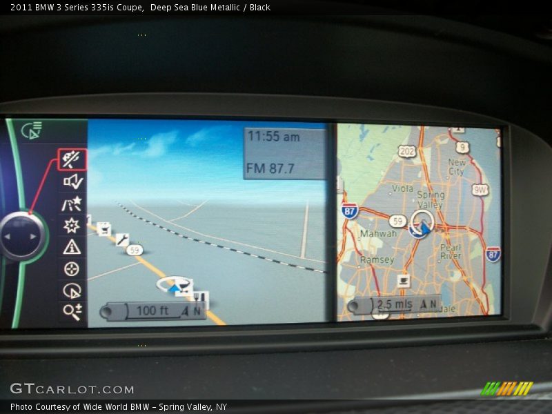 Navigation of 2011 3 Series 335is Coupe