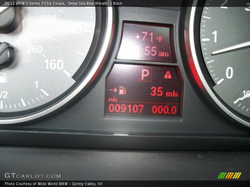 Deep Sea Blue Metallic / Black 2011 BMW 3 Series 335is Coupe