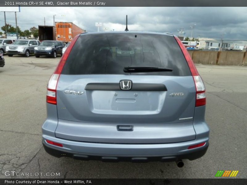 Glacier Blue Metallic / Gray 2011 Honda CR-V SE 4WD