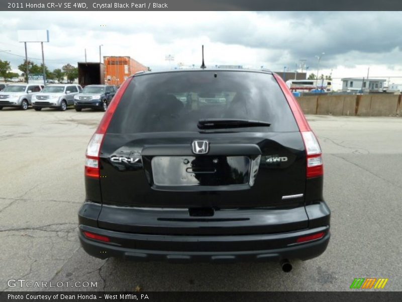 Crystal Black Pearl / Black 2011 Honda CR-V SE 4WD