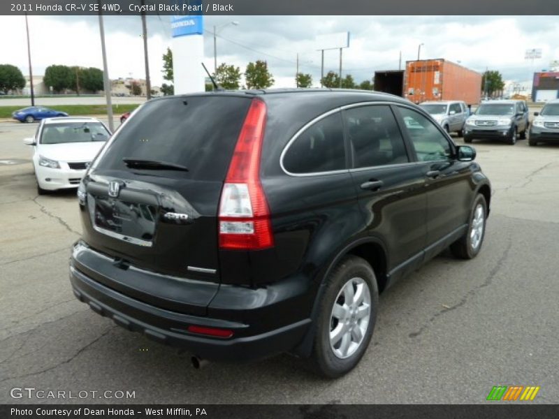 Crystal Black Pearl / Black 2011 Honda CR-V SE 4WD