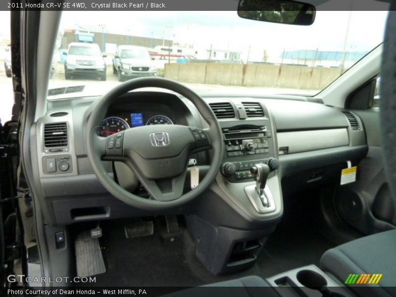 Crystal Black Pearl / Black 2011 Honda CR-V SE 4WD